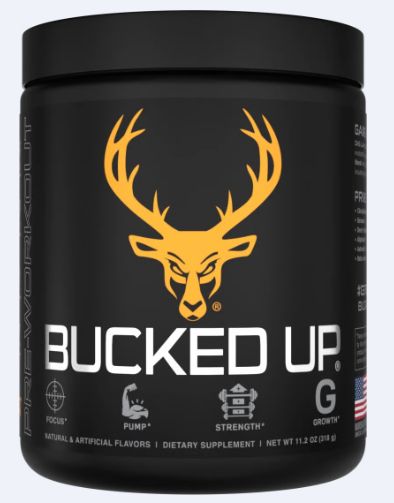 Bucked Up Pre-Workout - Killa OJ flavor