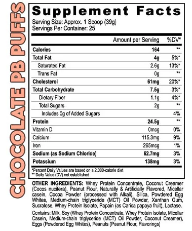 BLACK MAGIC PROTEIN CHOCOLATE PB PUFFS
