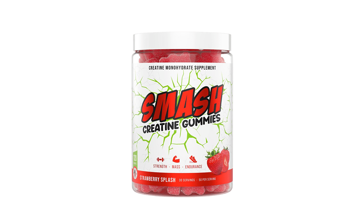 Smash Creatine Gummies (30 Servings) - Strawberry Splash